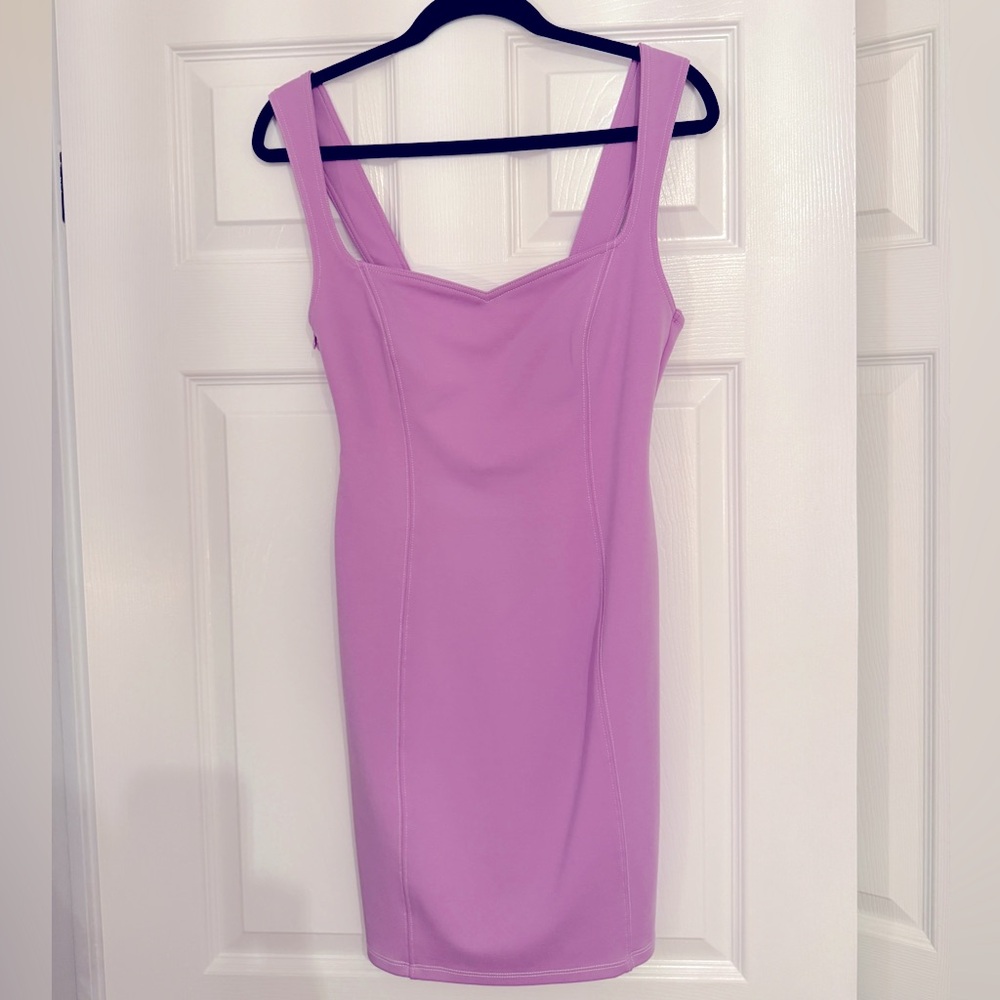 Purple mini dress